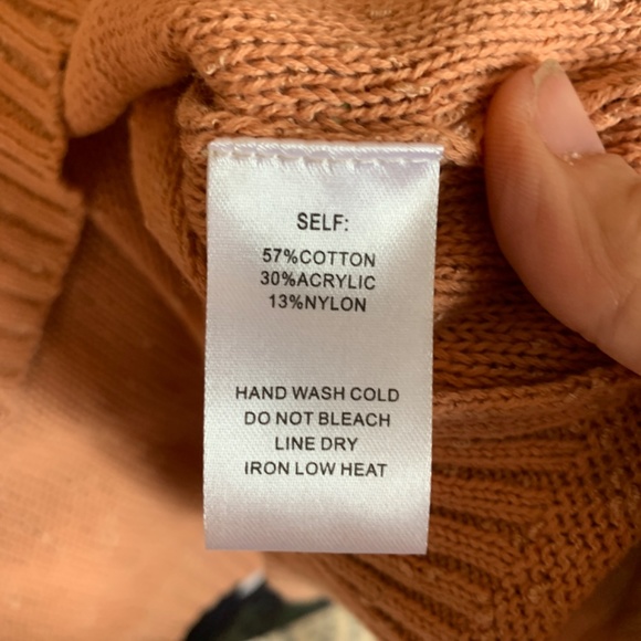 Promesa wide sleeve muted burnt orange sweater. NWOT. Retail‎ 55 - Picture 5 of 5